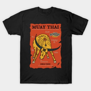 Muay Thai Sak Yant Buffalo Tattoo T-Shirt